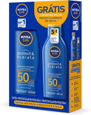 NIVEA Kit SUN Protetor Solar Protect & Hidrata, 200ml + Protetor Solar Protect & Hidrata, 100ml