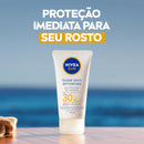 NIVEA SUN Protetor Solar Facial Toque Seco Antissinais, 40ml, Alta Proteção UVA/UVB, Controla a Oleosidade, Previne Envelhecimento, Textura Leve