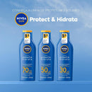 NIVEA Kit SUN Protetor Solar Protect & Hidrata, 200ml + Protetor Solar Protect & Hidrata, 100ml