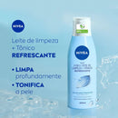 NIVEA Loção 2 em 1 Leite de limpeza + Tônico 200 ml