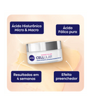 NIVEA Creme Facial Antissinais Cellular Filler Dia 49g - Combate sinais de cansaço, reduz rugas e linhas de expressão promovendo firmeza e elasticidade na pele